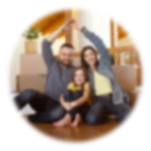 Family with New Home